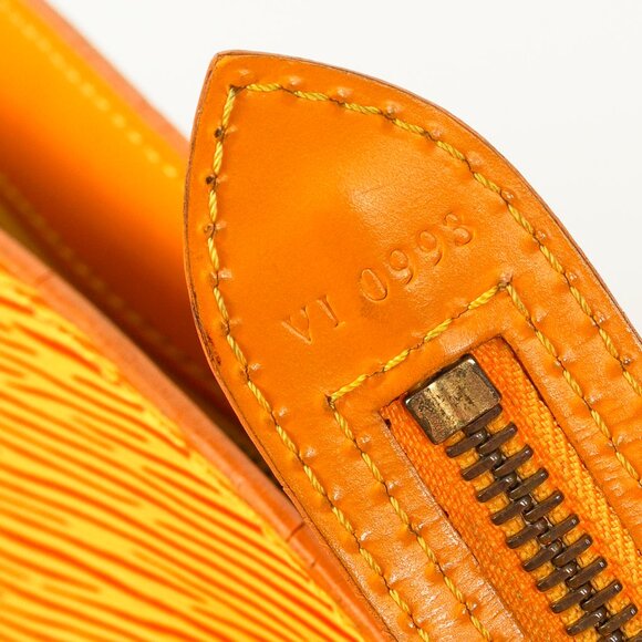 Louis Vuitton Vintage Epi Leather Saint Jacques GM in Marigold Yellow - Picture 14 of 14
